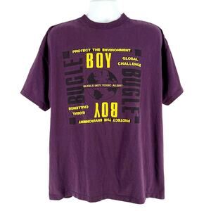 90s Bugle Boy Protect the Environment Global Challenge Tshirt 1990s vintage